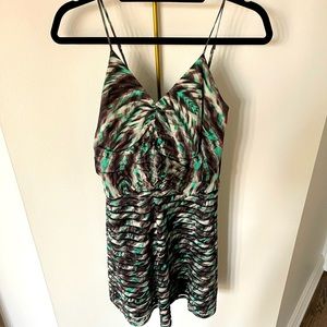 Parker silk mini dress size small, worn once.